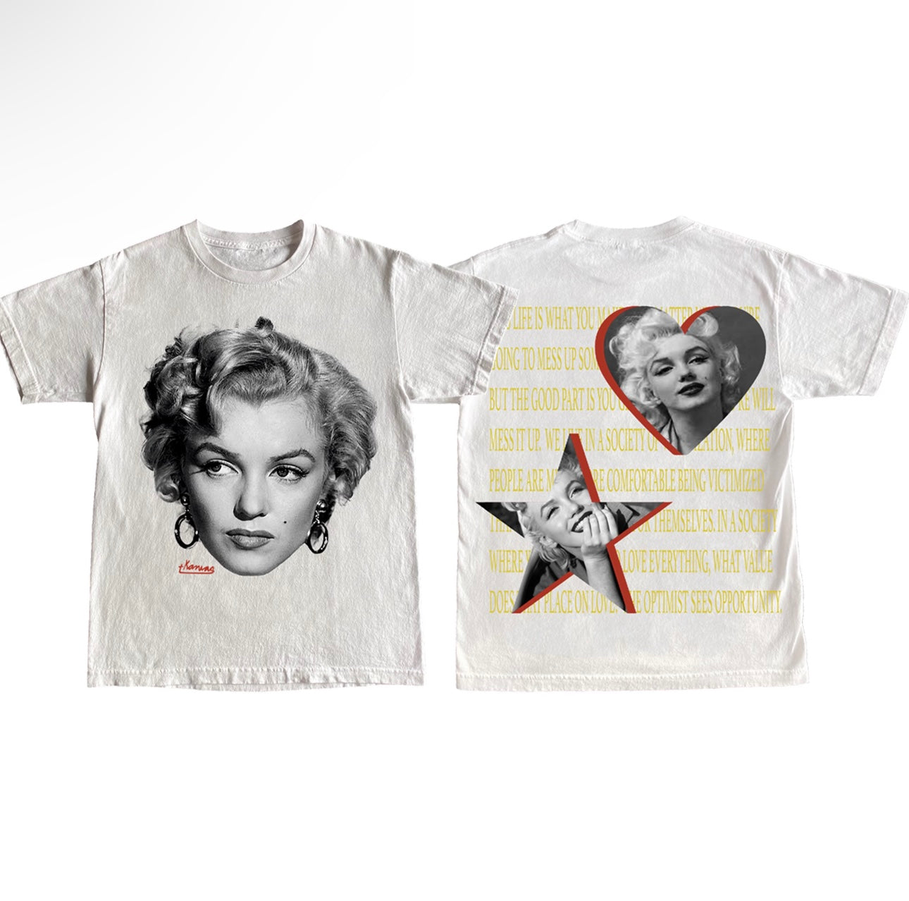 BK White Monroe Tee